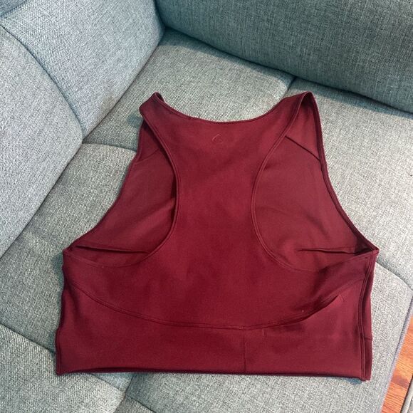 NWT Women’s Tasc Sculptive Crop Tank in Wineberry Sz. XL - Picture 7 of 9